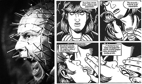 Pinhead, icono de Hellraiser y escena de "Agujero negro" de Burns