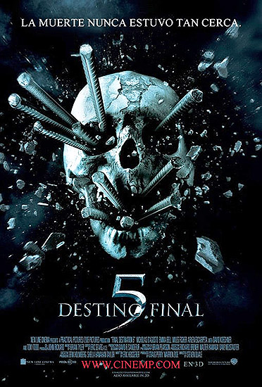 "Destino final 5" póster cartel en castellano