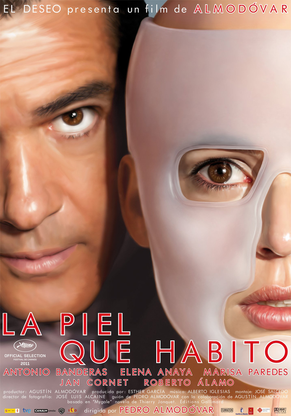 "La piel que habito", la próxima película de Almodóvar. Cartel - póster
