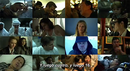 Imagen de la película "Contagio". Reparto coral, contagio masivo 