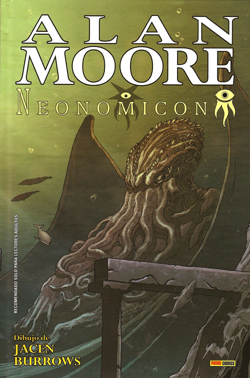 "Neonomicon" de Alan Moore y Jacen Burrows. Portada del primer tomo de Panini
