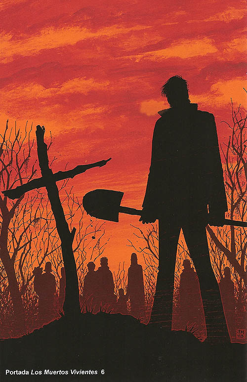 "The Walking Dead". Portada del número 6