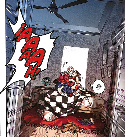 Cómic "Rec. Historias inéditas". Escena de sexo por Andrea Jen