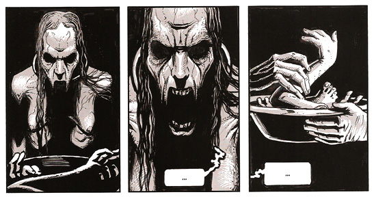 Cómic "REC. Historias inéditas". Historia "El experimento". Impresionante la niña Medeiros de Salvador Sanz