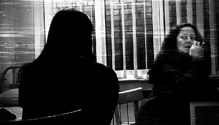 Inquietante imagen GIF animada de "The Devil Inside"