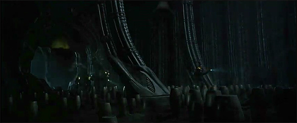 precuela-alien-prometheus-imagenes-similitudes-alien-huevos-arquitectura Imágenes de "Prometheus" de Ridley Scott. La escenografía es muy similar a la de "Alien"