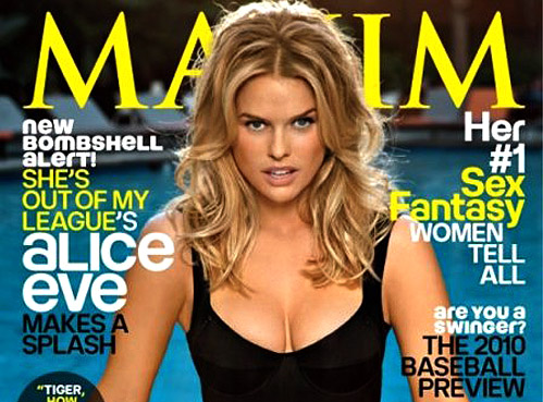 Alive Eve coprotagoniza el film "El enigma del cuervo (The Raven)". Ya ha sido portada de Maxim