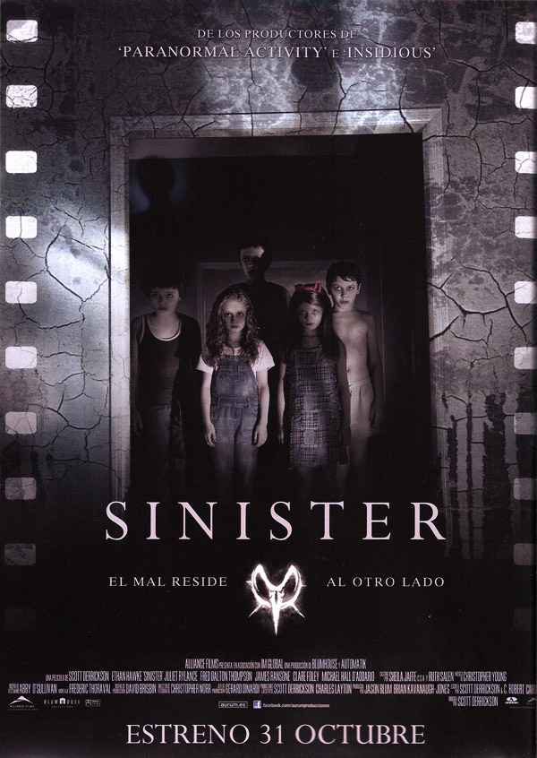 Cartel español de "Sinister"