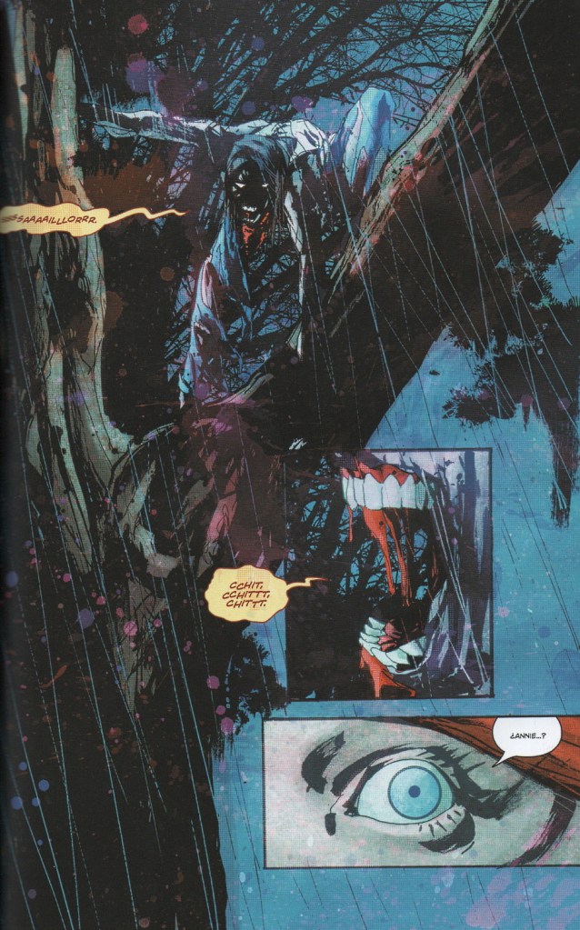 Página del cómic "Wytches". Un ejemplo del esplendor gráfico de Jock y Hollingsworth