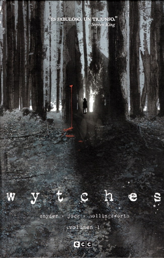 Portada de la edición española de "Wytches", por Snyder, Jock y Nollingsworth