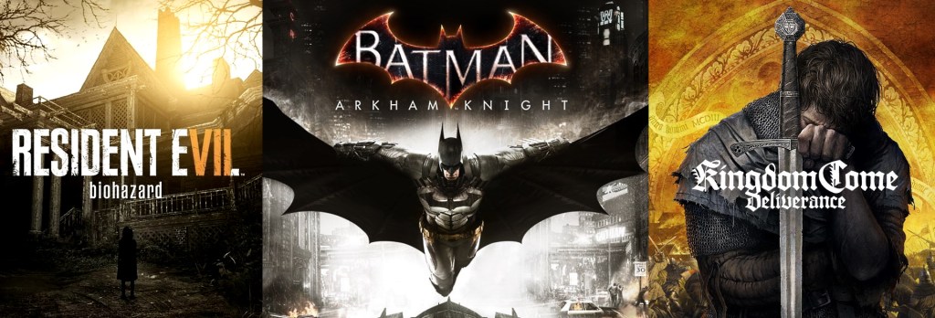 terrores.blog | Sorteos de juegos: Resident Evil 7 Biohazard, Batman: Arkham Knight y Kingdom Come: Deliverance. Del 17 al 26 de noviembre de 2020