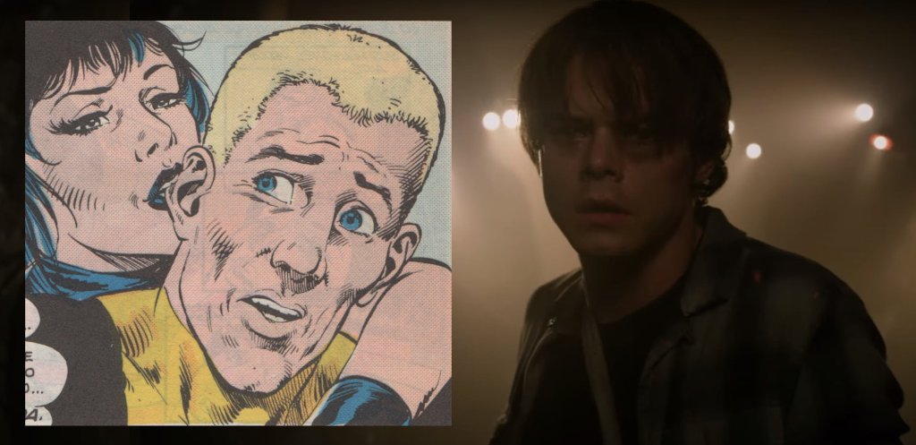 Bala de Cañón/ Sam en los cómics y en la película de Los Nuevos Mutantes. La diferencia física es notable pero su personalidad se refleja fielmente