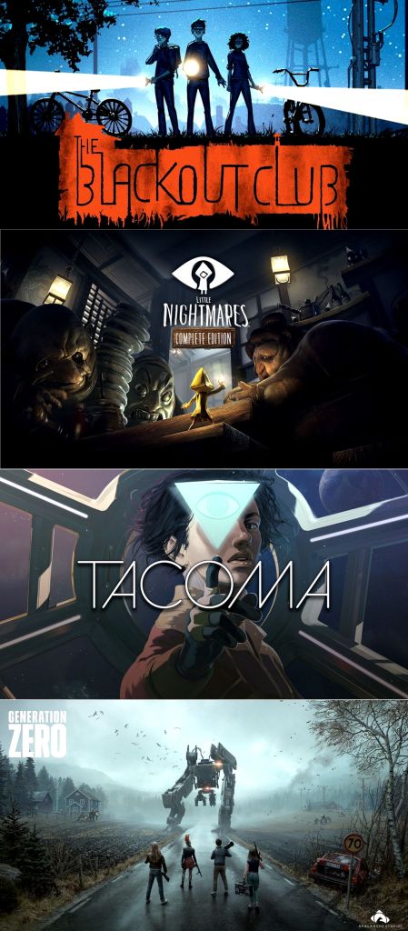terrores.blog | Sorteos de juegos: The Blackout Club, Little Nightmares Complete Edition, Tacoma y Generation Zero. Del 19 de febrero al 1 de marzo de 2021 terrores.blog | Sorteos de juegos: The Blackout Club, Little Nightmares Complete Edition, Tacoma y Generation Zero. Del 19 de febrero al 1 de marzo de 2021