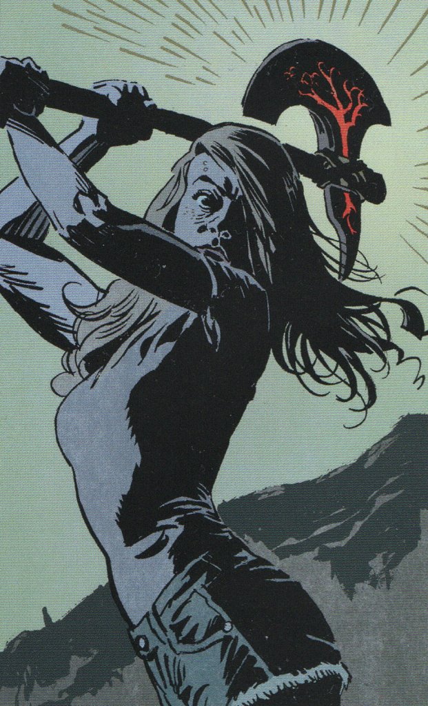 June, mujer empoderada. Punisher femenina del corrupto sueño americano. Leomacs destaca también cuando llega la hora del terror June, mujer empoderada. Punisher femenina del corrupto sueño americano. Leomacs destaca también cuando llega la hora del terror