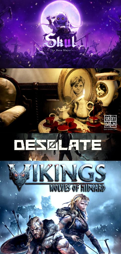 terrores.blog | Sorteos de juegos: Skul: The Hero Slayer, Gray Dawn, Desolate y Vikings. Wolves of Midgard. Del 12 al 22 de marzo de 2021