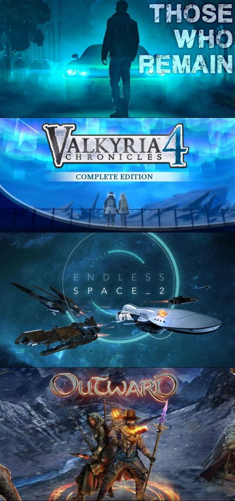 terrores.blog | Sorteos de juegos: Valkyria Chronicles Complete Edition, Those Who Remain, Endless Space 2 Digital Deluxe Edition y Outward. Del 2 al 12 de marzo de 2021
