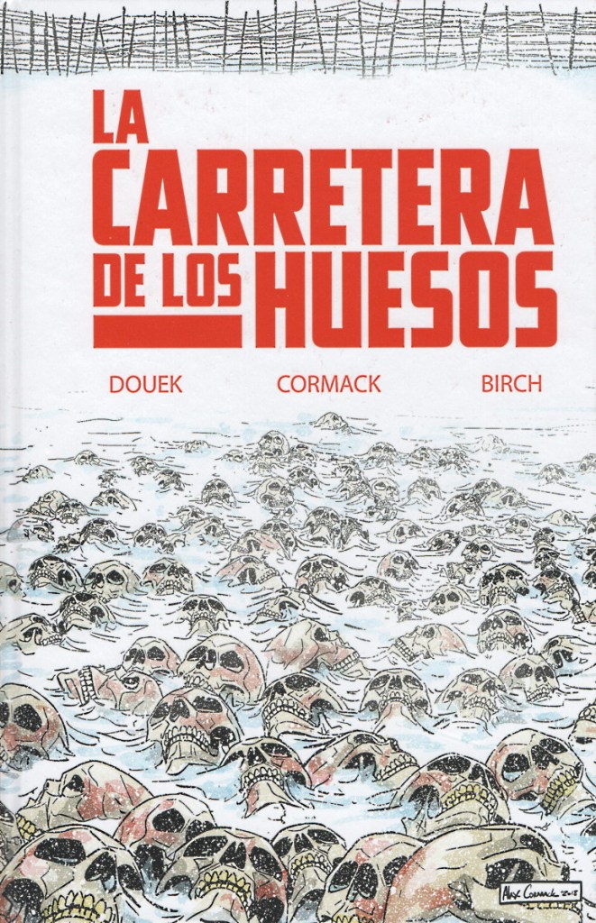 Portada del cómic "La carretera de los huesos"