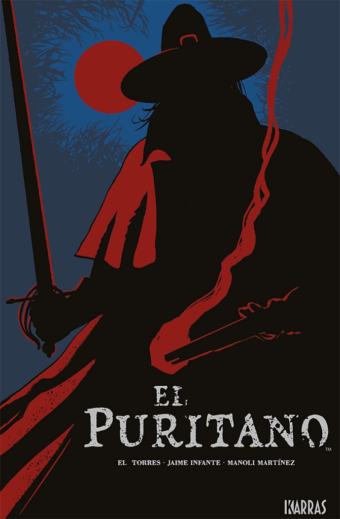 Portada del cómic "El Puritano" que reinterpreta la mítica figura de Solomon Kane