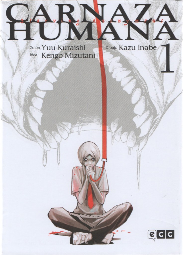 Portada del primer volumen de "Carnaza humana", publicado en España por ECC Cómics